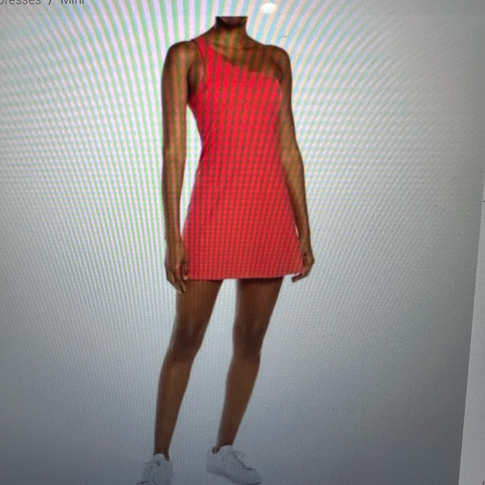 Outdoor Voices Dresses - One Shoulder Dress in Poppy Size Small